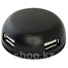 USB HUB 4-port USB 2.0 Defender Quadro Light, Black