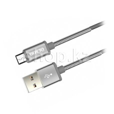 Кабель интерфейсный для Micro USB OLMIO HD, 1.2m, Grey