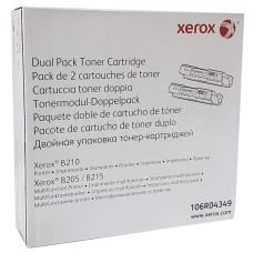 Тонер-картридж Xerox 106R04349 - Black (двойная упаковка)