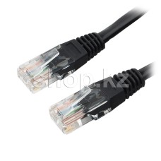 Patch cord RJ-45 5е cat Cablexpert PP12-3M, UTP, 3m, Black