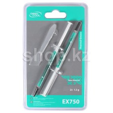 Термопаста Deepcool EX750, 2 шприца, 3 г