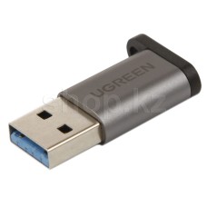 Адаптер UGREEN US276 USB 3.0-A to USB-C M/F, 50533, Gray