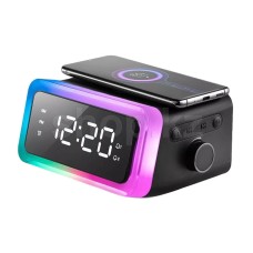 Колонка с настольными часами Kitfort КТ-3314, Black