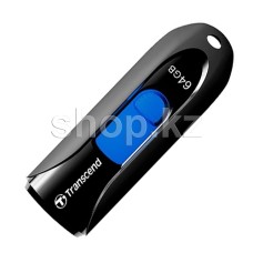 USB Флешка 64Gb Transcend JetFlash 790K, USB 3.1, Black
