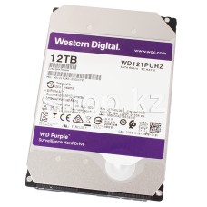 Жесткий диск HDD 12000 Gb Western Digital (WD121PURZ), 3.5", 256Mb, SATA III, Purple