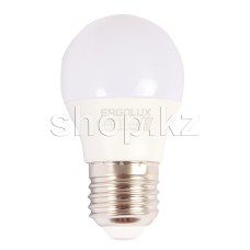LED лампочка Ergolux LED-G45-9W-E27-6K, 9Вт, 6500K