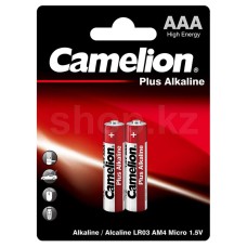 Батарейка Camelion AAA Plus Alkaline LR03-BP2, 1.5V (2шт.)