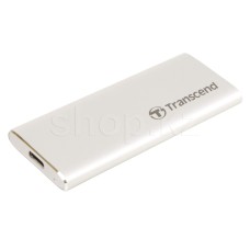 Внешний SSD накопитель 1 TB, Transcend ESD260C, Silver