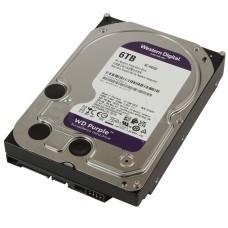 Жесткий диск HDD 6 TB Western Digital (WD63PURU), 3.5", 256 MB, SATA III, Purple