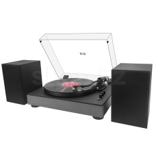 Проигрыватель виниловых пластинок Music Public Kingdom TT55ATS + Акустическая система, Black