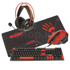 Игровой набор A4Tech Bloody BS5100 (клавиатура+мышь+коврик+гарнитура)