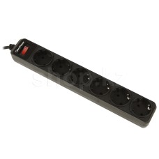 Сетевой фильтр CyberPower B0620SB0-DE, 6 розеток, 1.8м, Black