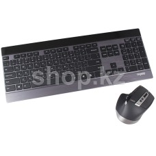 Клавиатура Rapoo 9900M, Black, USB + мышь