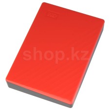 Внешний жесткий диск 4000Gb 2.5", WD My Passport WDBPKJ0040BRD, Red