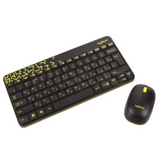 Клавиатура Logitech MK240 Nano, Black, USB + мышь