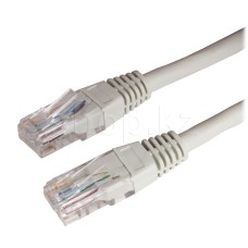 Patch cord RJ-45 6 cat Cablexpert PP6U-20M, UTP, 20m, Grey