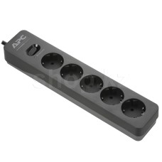 Сетевой фильтр APC PME5B-GR, 5 розеток, 1.5м, Black