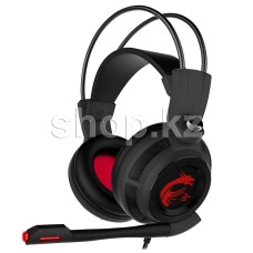 Гарнитура MSI DS502 Gaming, Black-Red