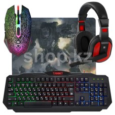 Игровой набор Defender Target MKP-350 (клавиатура+наушники+мышь+коврик)