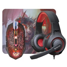Игровой набор Defender DragonBorn MHP-003 (наушники+мышь+коврик)
