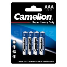 Батарейка Camelion AAA Super Heavy Duty R03P-BP4B, 1.5V (4шт.)