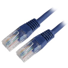 Patch cord RJ-45 6 cat Cablexpert PP6U-1M/B, UTP, 1m, Blue