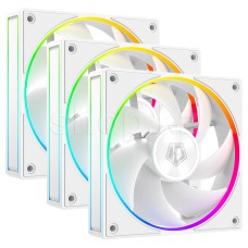 Комплект вентиляторов для корпуса ID-Cooling AF-127-ARGB-W TRIO, 12cm, White