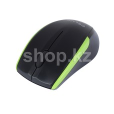 Мышь Delux DLM-321OGB, Black-Green, USB