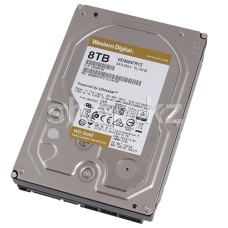 Жесткий диск HDD 8000 Gb Western Digital (WD8004FRYZ), 3.5", 256Mb, SATA III, Gold