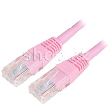 Patch cord RJ-45 5е cat Cablexpert PP12-2M/R, UTP, 2m, Pink