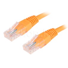 Patch cord RJ-45 5е cat Cablexpert PP12-0.5M/O, UTP, 0.5m, Orange