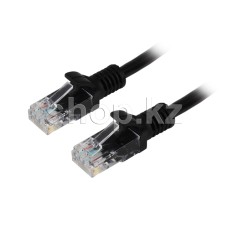 Patch cord RJ-45 5е cat Cablexpert PP12-1M, UTP, 1m, Black