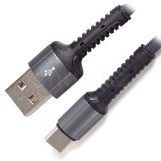 Кабель интерфейсный для USB Type-C LDNIO LS64, 2m, Grey (Navy)