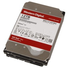 Жесткий диск HDD 12 TB Western Digital (WD121KFBX), 3.5", 256 MB, SATA III, Red Pro