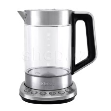 Чайник Kitfort KT-622, Steel-Black