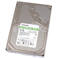 Жесткий диск HDD 6000 Gb Toshiba Surveillance S300 (HDWT360UZSVA), 3.5", 256Mb, SATA III