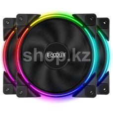 Вентилятор для корпуса PCCooler CORONA 5-IN-1 FRGB KIT 5x(120x120x25mm) 1000-2000 ± 10% RPM 68 CFM Black