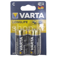 Батарейка Varta Longlife LR14/MN1400, 1.5V, (2шт.)