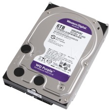 Жесткий диск HDD 6000 Gb Western Digital (WD63PURZ), 3.5", 256Mb, SATA III, Purple