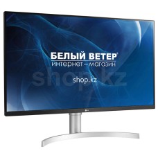 Монитор, LG, 32UN650 White, 31,5", 3840x2160, IPS, 60Гц, HDMI*2, DP, 350кд/м2, 1000:1, 5мс, угол обзора(гор/верт) 178/178, 16:9, Белый