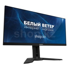 Монитор, Gigabyte, M34WQ, 34", 2560x1440, IPS, 144Гц, HDMI 2.0 x2, DP 1.4x1, USB Type-C x1, 400кд/м2, 1000:1, 12М:1, 1мс, Регулировка высоты, угол обзора(гор/верт)178/178, Чёрный