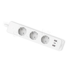 Умный сетевой фильтр TP-Link Tapo, 3 розетки, 1xUSB Type-C, 2хUSB, 1.5 м, White
