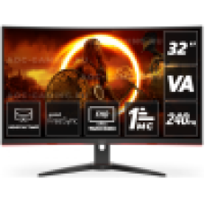 Изогнутый профессиональный игровой монитор 31.5" AOC C32G2ZE/BK