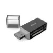 Картридер Ritmix CR-2042, Черный FlashCard reader All-in-1, 4 slots: SD/­mSD/­MS/­M2, USB 2.0, black	