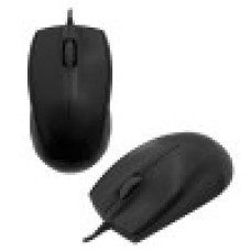 Мышь Delux DLM-375OUB, Optical, black Mouse 800 dpi, Optical, USB, cable 1.6