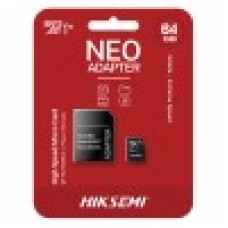 Карта памяти microSDXC 64GB, Hiksem NEO i HS-TF-C1/­64G (Hikvision) MemoryCard Class 10 and UHS-I, adapter
