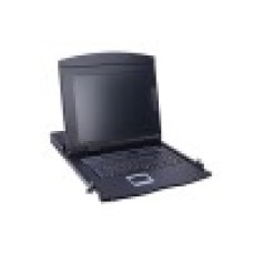 KVM консоль, SHIP, AI-7108ULS, Стоечная, 8-портовая, 17" экран, Коннекторы VGA, Поддержка IP функции, Чёрный	