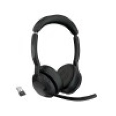 Гарнитура, Jabra, 25599-999-899, Jabra Evolve2 55, Link380с MS Stereo, Беспроводная, Bluetooth 5.2, защита органов слуха : Jabra SafeTone™ 2.0, PeakStop 105, -5°C to + 45°C, Спящий режим