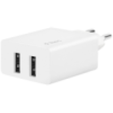 ttec SmartCharger Duo 2.4A Travel Charger With Lightning and Micro USB Cable