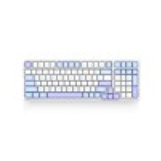 Клавиатура, VGN, V98Pro V2, 31208, Switch Steam Wave Pro Linear, Игровая, Механическая, Подсветка RGB, Раскладка ENG/RU, Голубой